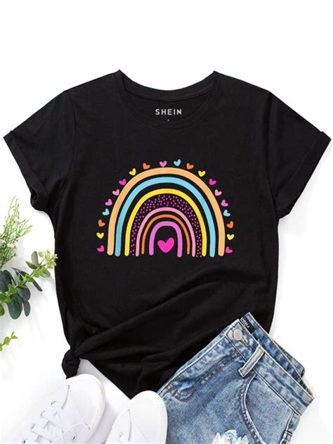 Rainbow Printed T